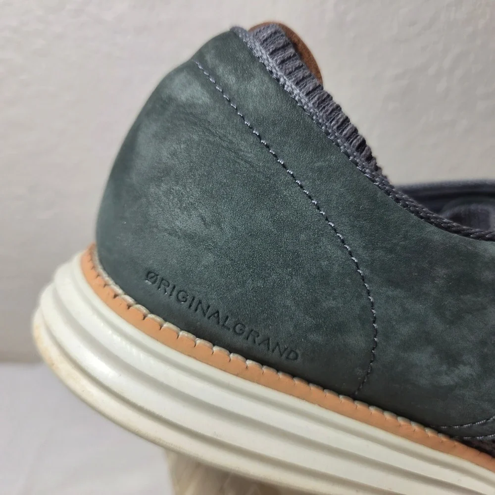 Cole Haan OriginalGrand Stitchlite Knit Wingtip Oxford Grey C28213 Mens 10.5 M
